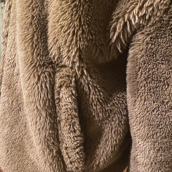 Zara Sherpa hooded coat size XS - Picture 9 of 12